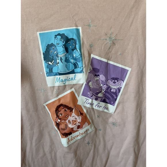 Disney 100th Encanto Alice Moana Short Sleeve Girls’ T Shirt Top Size L 10-12 - Picture 4 of 6